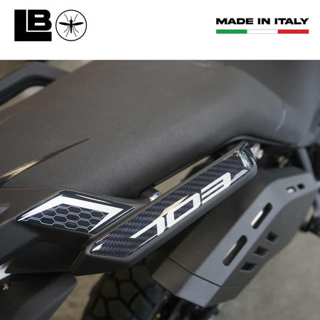 Adesivi Gel 3D Protezioni Maniglie Passeggero compatibili con Zontes 703F 2025