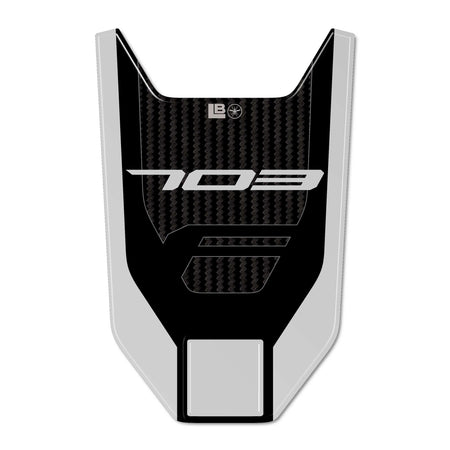 Adesivo 3D Protezione Parafango Centrale moto compatibile con Zontes 703F 2025