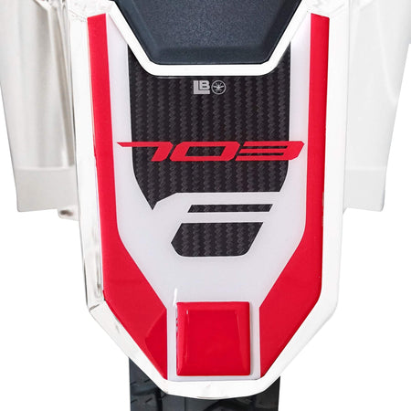 Adesivo 3D Protezione Parafango Centrale moto compatibile con Zontes 703F 2025