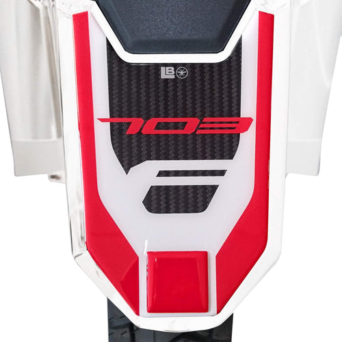 Adesivo 3D Protezione Parafango Centrale moto compatibile con Zontes 703F 2025