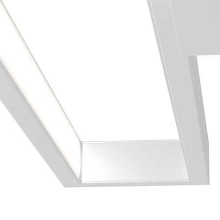 Applique modulo led integrato Top Light FOUR SQUARES 1162 AG LED 2900LM lampada parete moderna