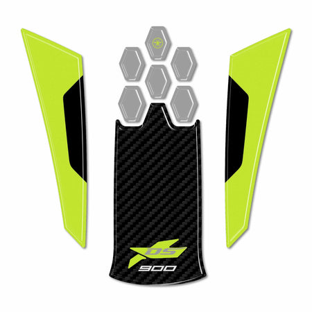 Adesivo 3D Protezione Parafango moto compatibile con Voge Valico 900DSX 2024-25