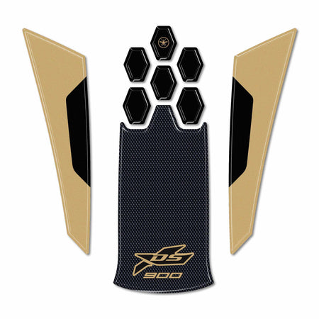 Adesivo 3D Protezione Parafango moto compatibile con Voge Valico 900DSX 2024-25