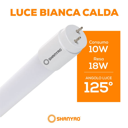 SHANYAO - TUBO ESSENTIAL T8 G13 60CM 10W L.C.