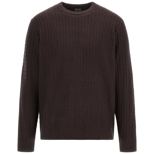 Guess pullover marrone IVAN CHEVRON M5BR41 Z2ZK2 G1H3