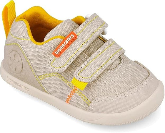 Scarpe tela wide primi passi blu  rosa naturale Biomecanics