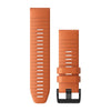 Garmin QuickFit 26 Band Silicone (Acc,fenix 6X 26mm QuickFit - Ember Orange Silicone Band - QuickFit 26, Watch strap, Silicone, Orange, 26 mm - Warranty: 24M)