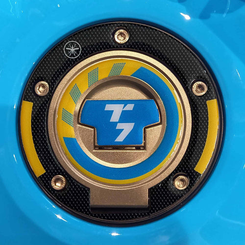 Adesivo 3D Tappo Serbatoio moto compatibile con Yamaha Tenere 700 Rally 2025