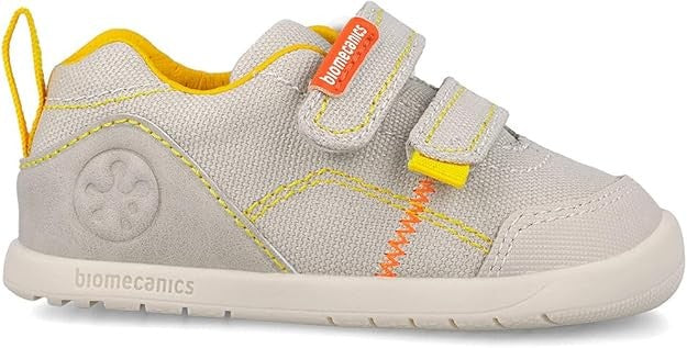 Scarpe tela wide primi passi blu  rosa naturale Biomecanics