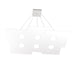 Lampadario moderno Top Light ECHO 1161 S6 GX53 LED metallo bianco sospensione
