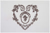 Biscottini Set di due contenitori Shabby in legno finitura bianca anticata 31x17x27 + 38x14x22 cm