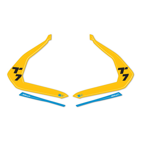 Adesivi 3D Protezioni Paramani moto compatibili con Yamaha Tenere 700 Rally 2025