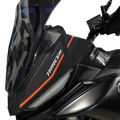 Adesivi 3D Protezione Frontale Fanale moto compatibili con Yamaha Tracer 7 2025