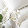 Completo Copripiumino Atelier ! Caleffi White Matrimoniale Lusso Elegante, Stile Raffinato