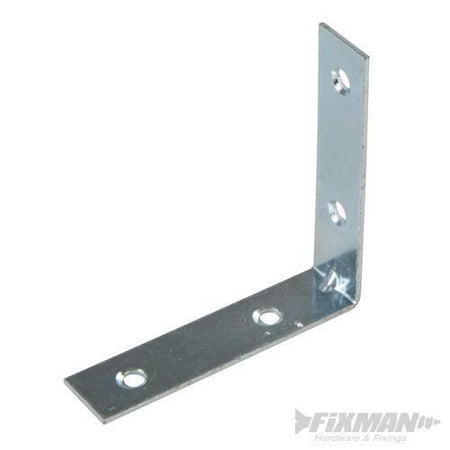 Piastra Gancio angolare per il fissaggio con fori per montaggio Fixman 10 p.zi Fixman