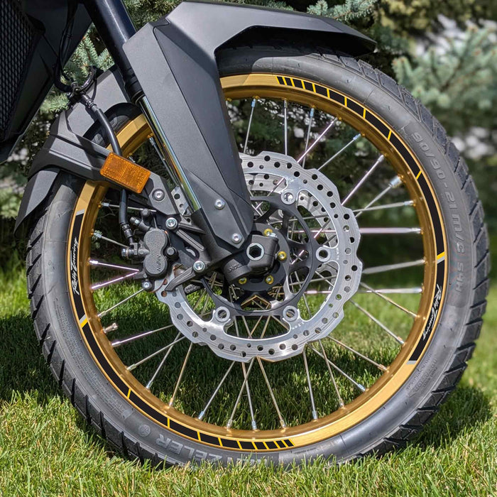 2 ADESIVI In GEL 3D COPPIA SCRITTE XCITING 400i Compatibili Per - Foto 4