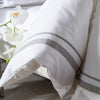Completo Copripiumino Atelier ! Caleffi White Matrimoniale Lusso Elegante, Stile Raffinato