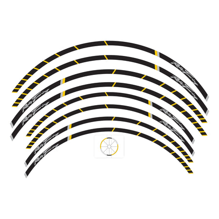 Strisce adesive cerchi ruote moto compatibili con Honda Transalp XL750 2025