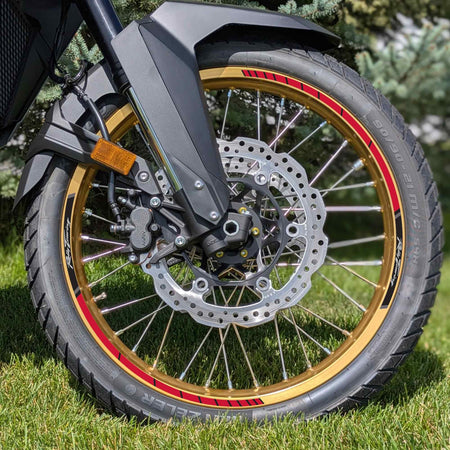Strisce adesive cerchi ruote moto compatibili con Honda Transalp XL750 2025