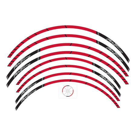 Strisce adesive cerchi ruote moto compatibili con Honda Transalp XL750 2025