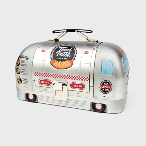Lunch Box in Latta a Forma di Food Truck â? Porta Pranzo Vintage con Manico