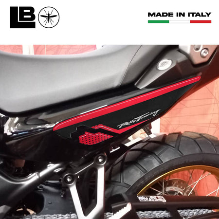 Protezioni fianchetti Coda Moto Adesivi 3D compatibili con Honda Transalp 2025