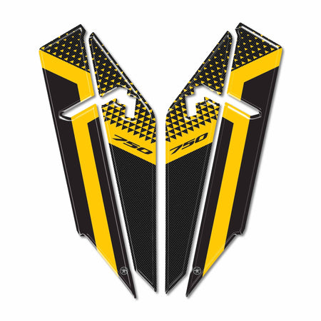 Protezioni Parasteli Parafango Adesivi 3D compatibili con Honda Transalp 2025