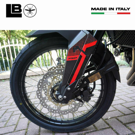 Protezioni Parasteli Parafango Adesivi 3D compatibili con Honda Transalp 2025