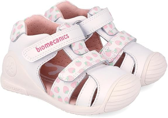 Sandali bambina primi passi 20 - 25 fragoline Biomecanics