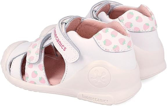 Sandali bambina primi passi 20 - 25 fragoline Biomecanics