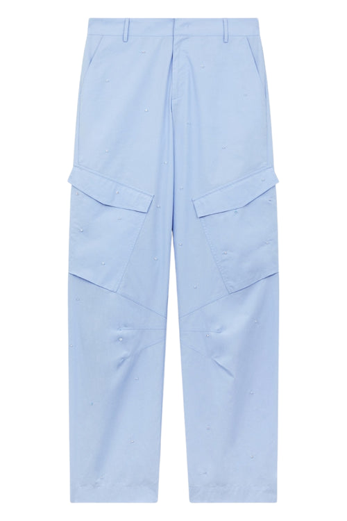 Dondup Pantaloni Azzurro da donna