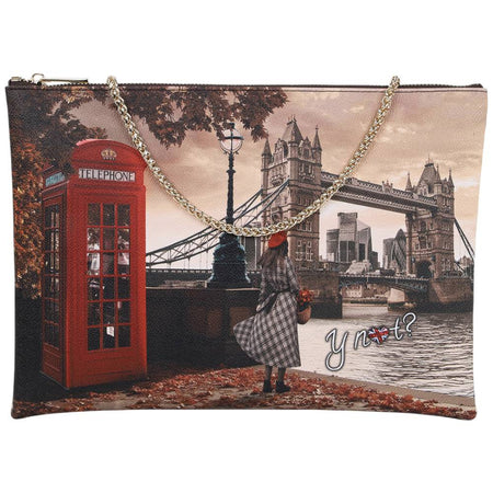 YNot borsa piatta clutch LONDON BRIDGE YES605F6