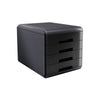 Cassettiera 4 Cassetti 45Mm Mydesk Nero Arda