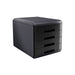 Cassettiera 4 Cassetti 45Mm Mydesk Nero Arda