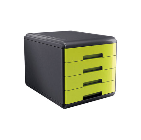Cassettiera 4 Cassetti 45Mm Mydesk Verde Arda