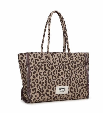 73BS9MV01 BORSE SHOPPING V73 Marrone/Beige 0000000320