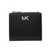 MICHAEL KORS portafogli uomo michael kors - square zip wallet - nero da uomo