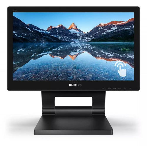 PHILIPS MONITOR TOUCH 15,6 1366x768, IP54, 1O PUNTI TOCCO, VGA/DVI/DP/HDMI, MULTIMEDIALE