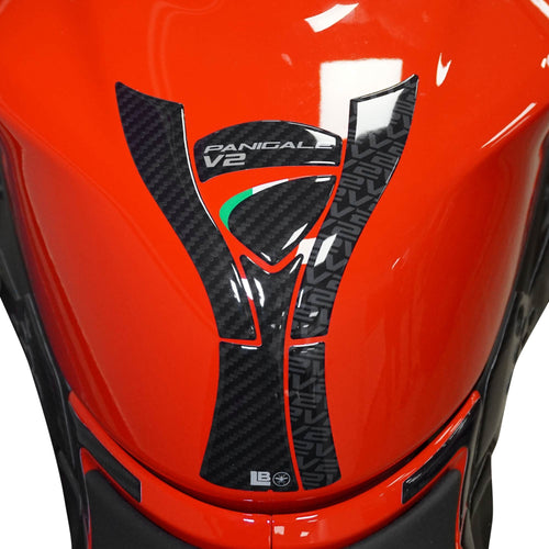 Adesivo Gel 3D Paraserbatoio moto compatibile con Ducati Panigale V2 V2S 2025