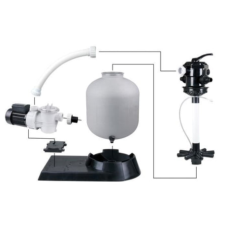 filtrazione kit piscina 6m3 / h
