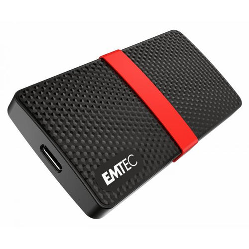 Emtec X200 512 GB USB tipo-C 3.2 Gen 1 [3.1 Gen 1] Nero, Rosso (Emtec X200 512 GB USB Type-C 3.2 Gen 1)