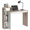 Scrivania Moderna con Ripiani Laterale 110x40 H 91 cm Casa Ufficio Lavoro Quercia