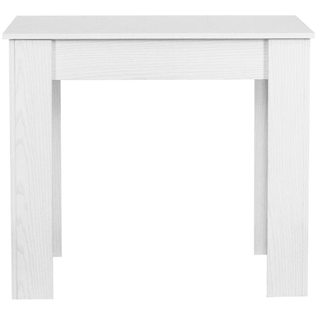 Tavolo in Legno Cucina 60x90 cm H 78 cm Allungabile fino a 60x120 cm Bianco Fras