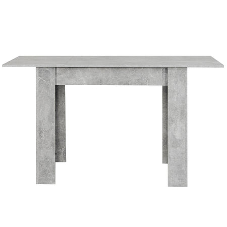 Tavolo in Legno Cucina 60x90 cm H 78 cm Allungabile fino a 60x120 cm Cemento