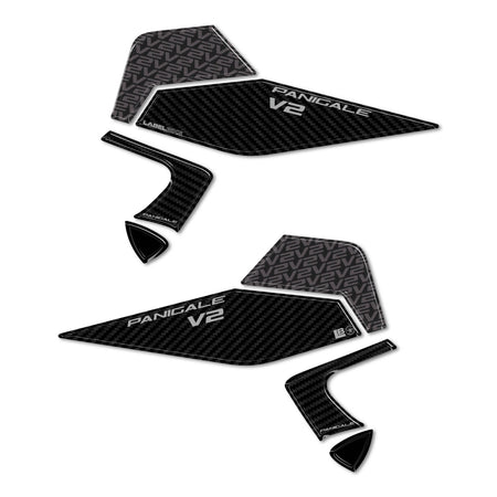 Adesivi Laterali Serbatoio resinati compatibili con Ducati Panigale V2 V2S 2025