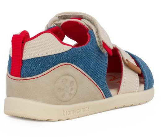 Sandali bambino primi passi tela 20 - 26 barefoot wide Biomecanics