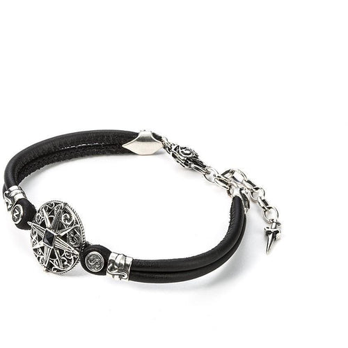 Cesare Paciotti Bracciale uomo gioielli Black Compass