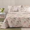 Copriletto Trapuntato Peonia Queen ! Caleffi In Cotone Matrimoniale  - Eleganza e Comfort Floreale