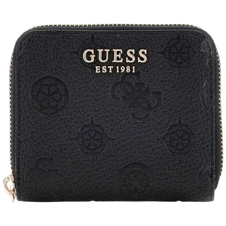 Guess portafoglio nero piccolo logo peony CRESIDIA SWPD9888137BLO