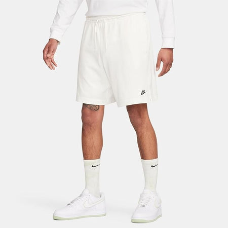 Nike Pantaloncini Uomo Club Knit – Cotone 100%, Traspiranti Sail/Black